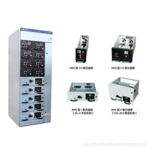 Tipo de extracción Sistemas de apare de interruptores de bajo voltaje MNS